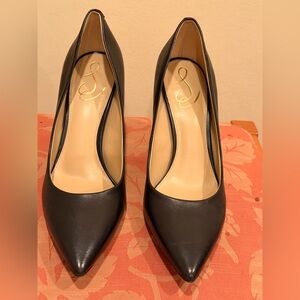 Sam Edelman Black Pointed Toe Heels